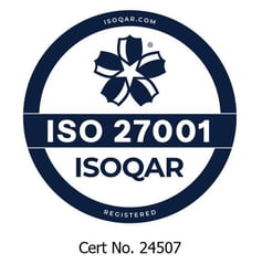 IS27001 navy with Cert No 24507